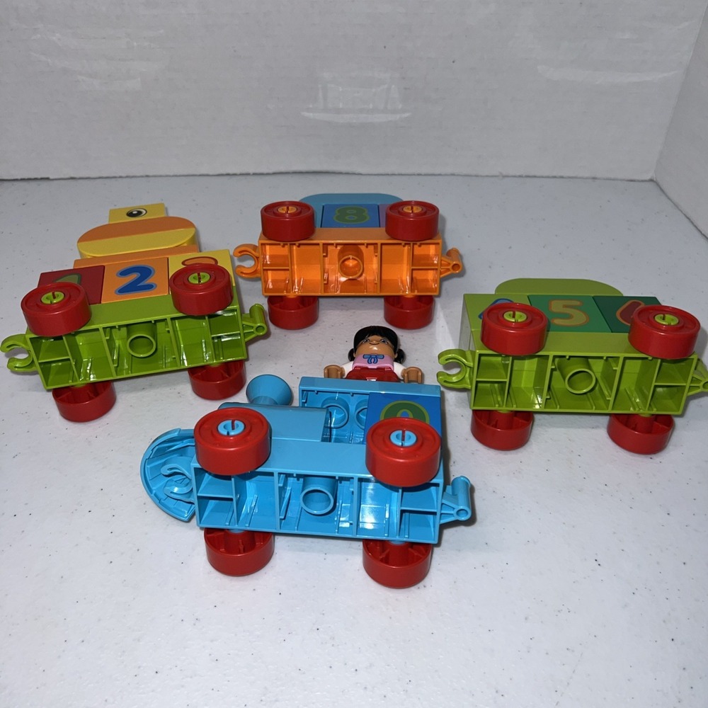 Lego Duplo My First Number Train Learn To Count #10847 Incomplete Toddler Blocks - Picture 5 of 5